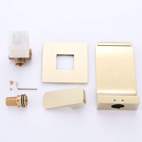 الحائط الحمام الحمام صنبور شلال صنبور حوض استحمام الأسود ، صنبورات جدار التصميم الحديثة لأصابح الحمام ، صنبور أحادي الوعاء ، بيلي BL6010B in Kuwait