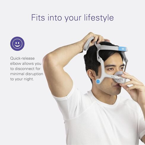 ResMed AirTouch N20 - Premium CPAP Accessories, Including Nasal Cushion, Elbow & Frame System - Headgear Not Included - Large in Kuwait
