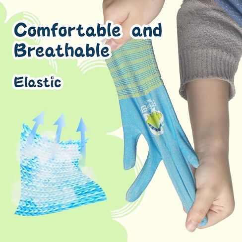 Schwer 2 أزواج مصغرة kiddo ansi a6 أطفال قطع القفازات المقاومة Mn1917 ، pfas خالية in Kuwait