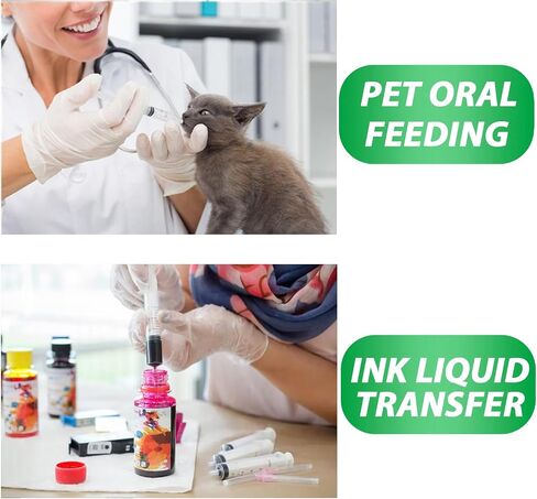 3ml Syringe for Liquid, Oral, Scientific Labs, Measurement, Dispensing, with Cap- 3 Pack 3ml Syringes in Kuwait