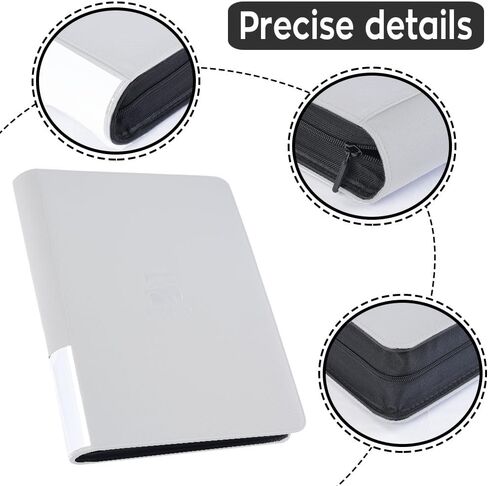 موثق حامل البطاقة شبه جامد ، موثق Card Saver 1 مع الأكمام لبطاقات التداول وبطاقات الرياضة - يحمل 360 من حاملي البطاقات شبه الصلبة للدرجات （Red Classic） in Kuwait