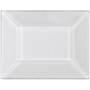 Beveled Glass 1-1/2 Inch X 4 Inch Rectangle for Stained Glass - 30 Pieces