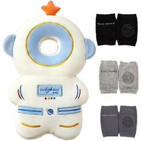 حقيبة ظهر لائحة الحامي في Feidoog Baby مع 3 منصات الركبة للمشي والزحف ، التنين in Kuwait