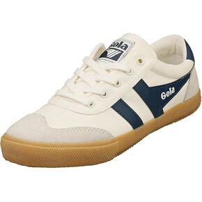 Gola Women's Badminton Sneaker, Off-White/Baltic/Gum, 9.5