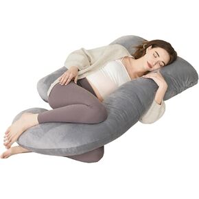 Pregnant Pillow, Comfortable Adult G-Shaped Maternity Body Pillow,Pregnancy Pillows for Sleeping, Detachable Pregnancy Pillow for Women