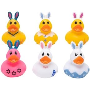 12pcs Rubber Ducks,Valentine's Day Favor or Small Prize,Bath Decor Party Favors for Kids (Valentine Duck)