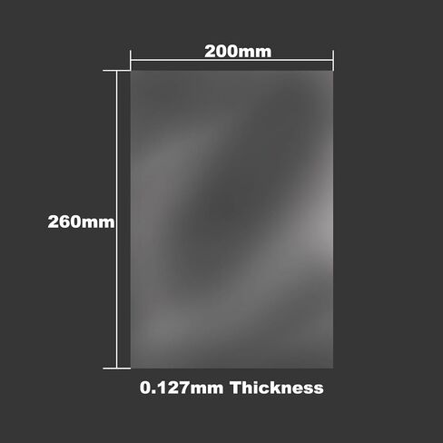 5PCS NFEP Release Film for Resin 3D Printer, PFA NFEP Film for Anycubic Photon M3 Max/ELEGOO Jupiter, 12.8-13.6 Resin 3D Printer, 380x260x0.127mm in Kuwait