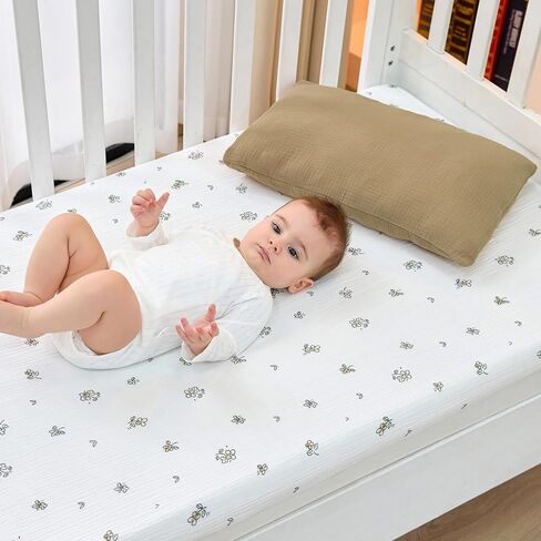 Jellymoni 2 Pack Muslin Toddler Pillowcase for 13x18 Palow و 100 ٪ Cotton Baby Baby Case Cover for Bed و Stodler Cot and Travel و Soft and Breatable Kids WideCase و No Pillow in Kuwait