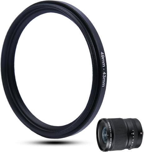 Metal Step Down Ring Filter Adapter - 77mm to 62mm - Metal Ring Step Down Rings Adapter Filter Compatible with All 62mm UV, CPL, ND, Lens Hood, Threaded Lens ect in Kuwait