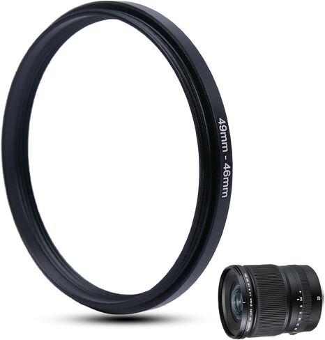 Metal Step Down Ring Filter Adapter - 77mm to 62mm - Metal Ring Step Down Rings Adapter Filter Compatible with All 62mm UV, CPL, ND, Lens Hood, Threaded Lens ect in Kuwait