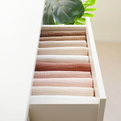 10 عبوات من شاشات الشاش ، وملابس صغار من القطن بنسبة 100 ٪ للبنين والبنات ، مناشف حديثي الولادة محايدة- الملابس الكبيرة المصممة. in Kuwait