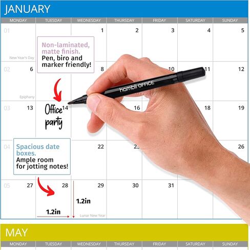 Academic Planner 2024-2025 – Mid Year Daily Planner 2024-2025 - Budget Planner, Daily Planner, Student Planner - University, Teacher, Back to School Supplies Calendar 2024-2025 – Folded Boxes Edition in Saudi Arabia