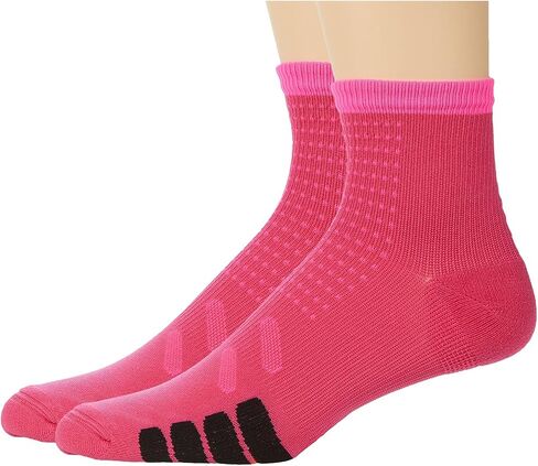 Eurosock Bike Quarter Compression 2-Pack - Unisex Socks - Padded Forefoot - Elastic Ankle Arch - Padded Heel in Saudi Arabia