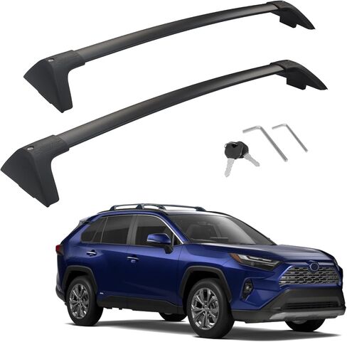 Compatible with Grand Highlander Roof Rack Crossbars 260 LB Max Loading Weight Made of Aluminum with Lockable Anti-Theft Locking Mechanism fit All Verison Grand Highlander (NOT FIT Highlander) in Saudi Arabia