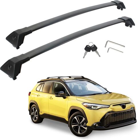 Compatible with Grand Highlander Roof Rack Crossbars 260 LB Max Loading Weight Made of Aluminum with Lockable Anti-Theft Locking Mechanism fit All Verison Grand Highlander (NOT FIT Highlander) in Saudi Arabia