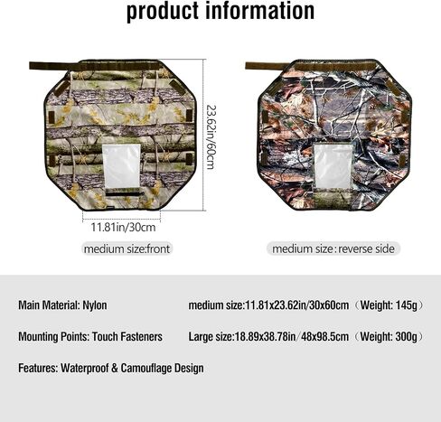 Camera Rain Cover with Openable Viewing Window & Strap Mountable Design,Waterproof Camera Raincoat Sleeve Protector(L) in Kuwait