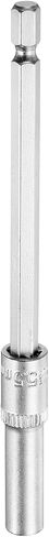 HARFINGTON 1/4 "Power Nut Driver Drill Bit 6mm القياس Hex Nut Setter سريع الاختيار المسمار مفهورك CR-V الصلب in Kuwait