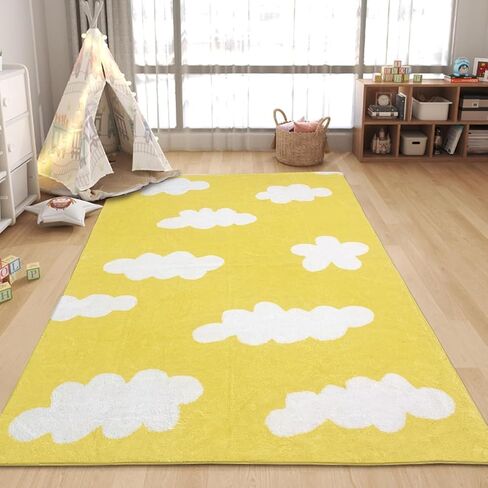 USTIDE Pink Hopscotch Number Counting Activity Educational Learning Area Rug Soft Floor Carpet for Bedroom Playroom Nursery Children Crawling Rectangle Play Mat,5x7ft in Kuwait