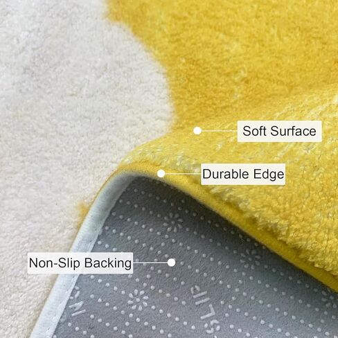 USTIDE Pink Hopscotch Number Counting Activity Educational Learning Area Rug Soft Floor Carpet for Bedroom Playroom Nursery Children Crawling Rectangle Play Mat,5x7ft in Kuwait