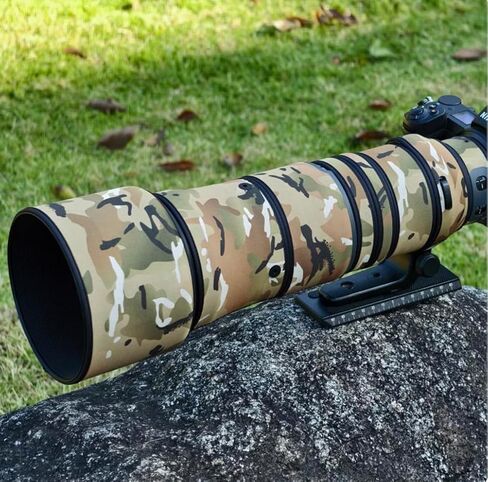Waterproof Camera Lens Coat for Nikon Z 180-600mm F/5.6-6.3 VR, Camera Camouflage Rain Covers Lens Protective Sleeve (Digital Camouflage) in Kuwait