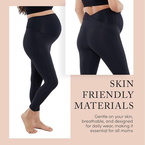 Ingrid & Isabel | Everyday Maternity Active Leggings | Stretchy Supportive & Over The Belly Maternity Leggings in Saudi Arabia