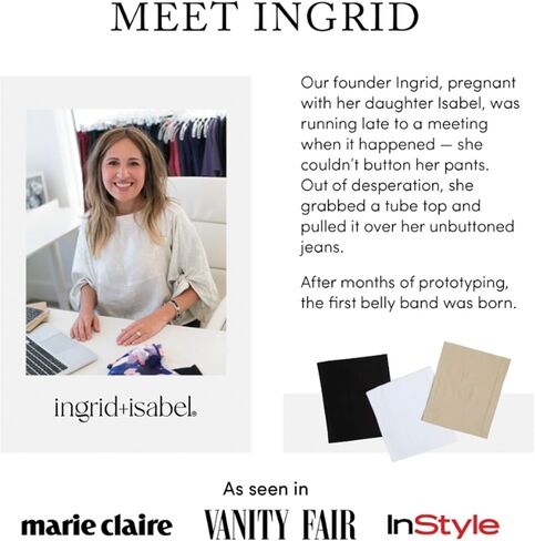 Ingrid & Isabel | Everyday Maternity Active Leggings | Stretchy Supportive & Over The Belly Maternity Leggings in Saudi Arabia