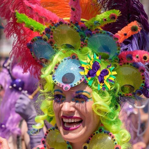 Mardi Gras Hair Bow Clips for Girls Kids Mardi Gras Hair Clips Carnival Hairpins Purple Green Yellow Hair Barrettes Barbon Hair Bows Alligator Clips Fat Tuesday Mardi Gras Hair Association (Y01) in Kuwait