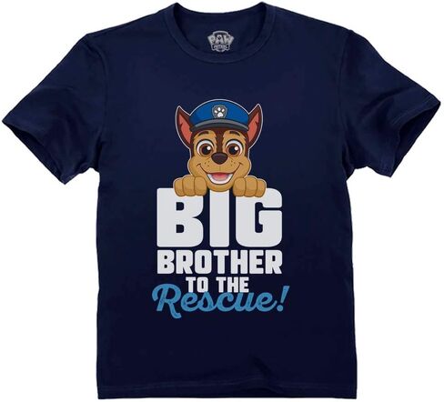 Big Brother Sister Shirt for Toddler Marshall Paw Patrol Toddler Kids T-Shirt Gray 2T in Kuwait