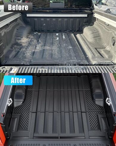 Truck Bed Mat Compatible with 2022-2024 Nissan Frontier 5 Ft Truck Bed Liner All Weather Bed Liner 2023 Frontier Accessories (2022-2024,5Ft) in Saudi Arabia