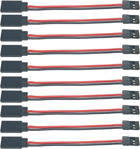 10Pcs RC Model JST 2-Pin Male to Female Connector Plug Extension Wire Cable Harness for Battery RC Model Parts in Saudi Arabia