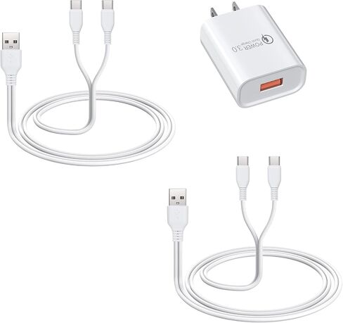 2-Pack Charger for Momcozy M5 Breast Pump, USB Charging Cable in Kuwait