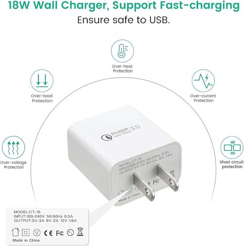 2-Pack Charger for Momcozy M5 Breast Pump, USB Charging Cable in Kuwait