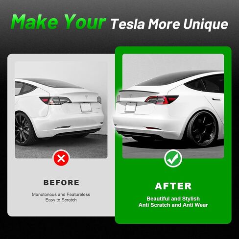 Real Carbon Fiber Spoiler for Tesla Model Y 2024-2020 Rear Lip Trunk Matte Spoiler for 2024-2020 Tesla Model Y Accessories Matte Carbon Fiber in Saudi Arabia