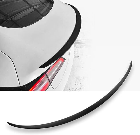 Real Carbon Fiber Spoiler for Tesla Model Y 2024-2020 Rear Lip Trunk Matte Spoiler for 2024-2020 Tesla Model Y Accessories Matte Carbon Fiber in Saudi Arabia