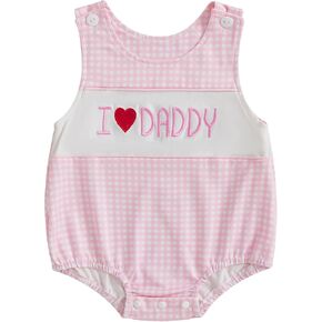 BeQeuewll Summer Baby Clothes Newborn Boy Girl Smocked Bubble Romper Plaid Overall Infant Jumpsuit One Piece Outfit in Saudi Arabia