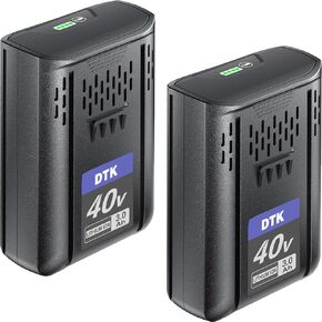 DTK Replacement for Kobalt 40V Battery MAX 3000mAh KM 2041B-06, KPM1040A-03, KM-1640-06, KM 4040-06 Cordless Power Tool Battery 2 Packs