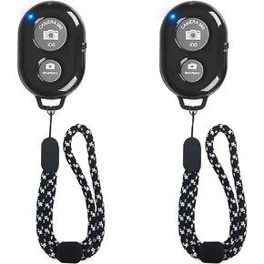 Wireless Remote for iPhone Camera for iPhone & Android, Bluetooth Remote Capture Perfect Moments Hands-Free with This Selfie Clicker for Photos & Videos, Works with Smartphones and Tablets (Classic)
