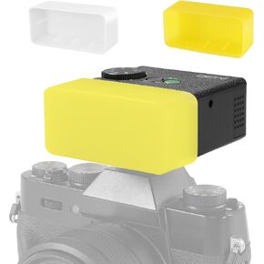 Godox iM30 Mini Camera Flash with 2*Diffuser GN 15 7 Levels Flash Power CCT 6500K±200K Mini Flash Speedlite 230 Full-Power Flashe for Canon Sony zv1 zve10 Ricoh gr3 Nikon Fuji Olympus Camera