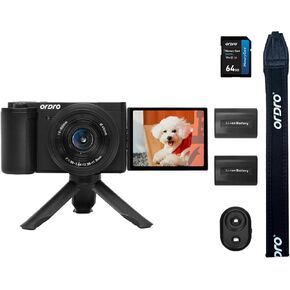 ORDRO G930 5K Digital Camera for Content Creators Vloggers and Photography with 5X Optical Zoom, Auto-Focus and Wide Angle (Black)