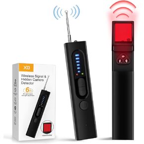 MCJ Hidden Camera Detectors - Signal & GPS Location Detection, Infrared Scanning, Night Vision Detection, Anti-Spying & Tracking with Wide Angle Coverage