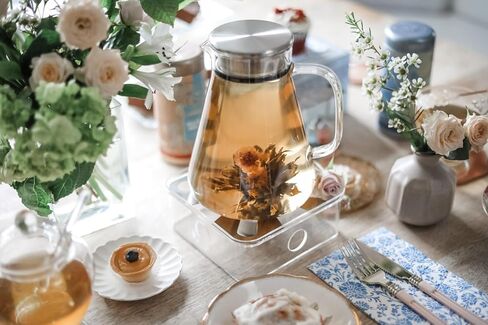 Teabloom One-Touch Tea Maker, 2-in-1 Teapot and Kettle with Stainless Steel Filter Lid for Loose Tea – Stain-free Borosilicate Glass Teapot (27 Oz) – Tea Connoisseur's Choice in Saudi Arabia