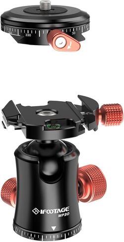 IFOOTAGE Komodo K5S Video Fluid Head,Cameras Tripod Fluid Head with Quick Release Plate, for Professional Photography, Content Creation, Vlogging and Video Production in Kuwait