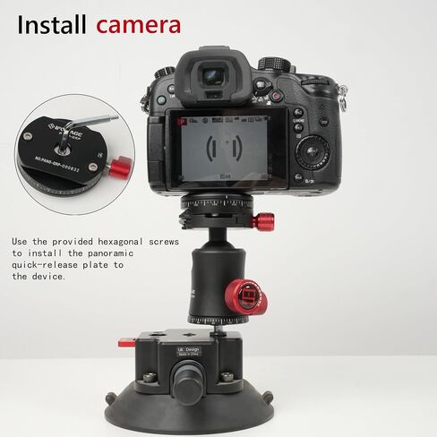IFOOTAGE Komodo K5S Video Fluid Head,Cameras Tripod Fluid Head with Quick Release Plate, for Professional Photography, Content Creation, Vlogging and Video Production in Kuwait