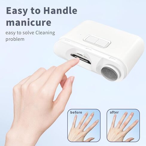 Electric Nail Clipper,3 in 1 Nail Clipper with Polisher-Lights,Automatic Electric Nail Trimmer for Adults and Baby Nail Trimmer Electric in Saudi Arabia