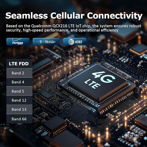 4G LTE Cellular Security Camera Wireless Outdoor مع بطاقة SIM و 64 جيجا بايت Micro SD ، لا توجد كاميرا أمان شمسية WiFi مع وصول عن بُعد وتنبيهات الحركة وصفارات الإنذار وتتبع الإنسان التلقائي والتشغيل in Kuwait
