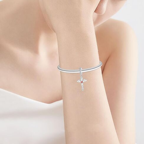 Butterfly Coffee Family Heart Charm 925 Sterling Silver Charm Fits Women's Charm Bracelet & Necklace Valentine's Day Mother's Day Jewelry Gifts for Women in Kuwait