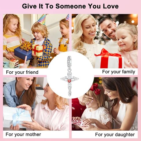 Butterfly Coffee Family Heart Charm 925 Sterling Silver Charm Fits Women's Charm Bracelet & Necklace Valentine's Day Mother's Day Jewelry Gifts for Women in Kuwait