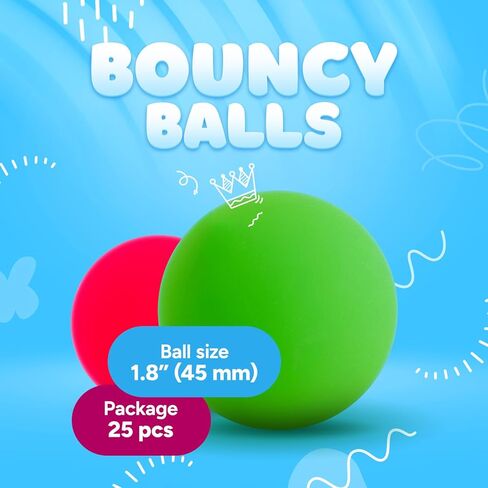 كرات نطاطية - كرات مطاطية للأطفال - كرات الارتداد الفاترة - كرة نطاط كبيرة 45 مم - ألعاب بيع الكرات الفائقة - كرات كرات الحفلات in Kuwait