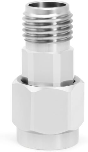 TOJOIN DC Block in-line F-Type RF Coaxial Adapter 5MHz-2400MHz, 75 Ohm Impedance Connector Blocks DC Voltage from Your Radio or RF Test Equipment 2 PCS in Kuwait