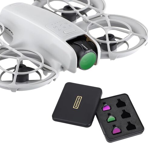 Sunnylife Lens Filter Set for DJI NEO, Multi-Coated ND Filter Kit Combo Accessories for NEO Drone, 6-Pack (ND8, ND16, ND32, ND64, CPL, MCUV) in Kuwait